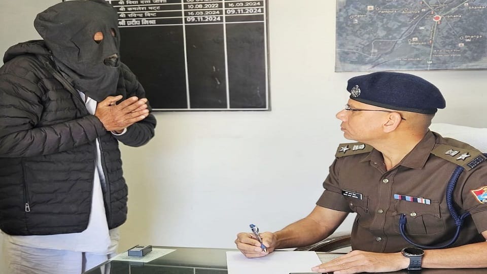 Smuggler arrested with heroin in Pulbhatta Udham Singh Nagar