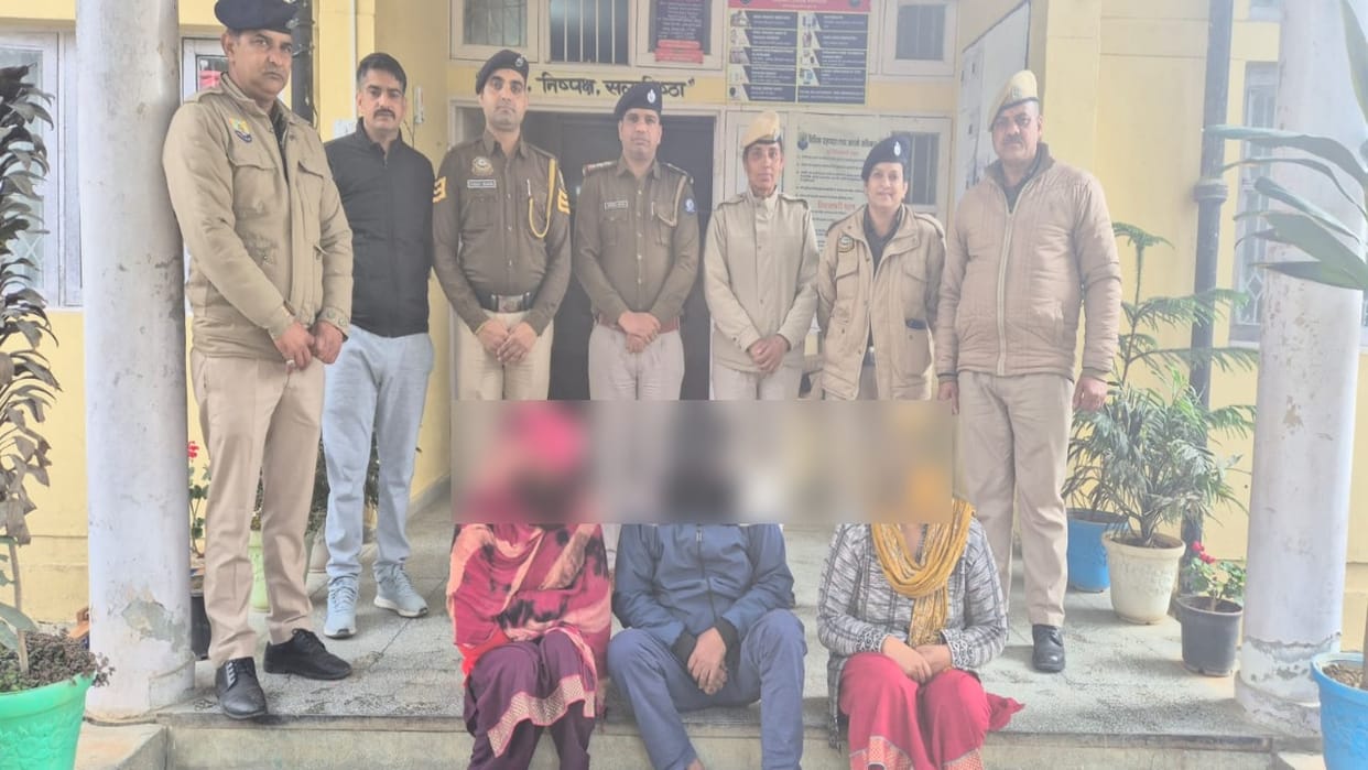 Women accused in jewelry theft case in Naidun market arrested, captured in CCTV