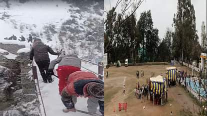 Himachal Weather: snowfall and rainfall in state, board exams postponed in Lahaul-Pangi