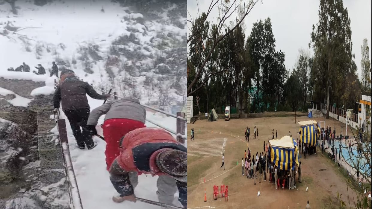 Himachal Weather: snowfall and rainfall in state, board exams postponed in Lahaul-Pangi
