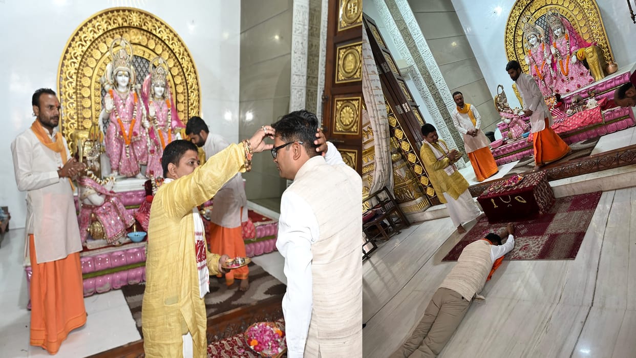 Chhattisgarh Budget: Before presenting the budget, Finance Minister OP Choudhary bowed down to Lord Shri Ram