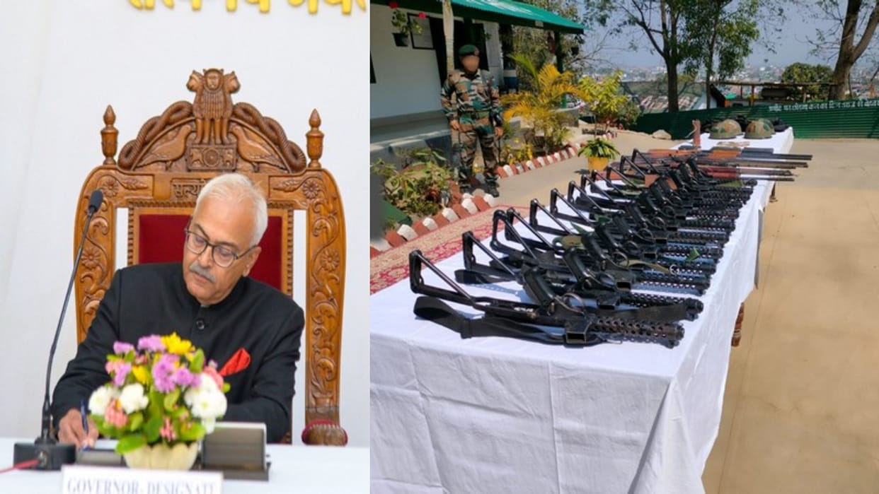 Manipur: 20 firearms surrendered in four districts, Two KCP-PWG militants nabbed in Manipur
