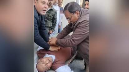व्यक्ति को दिल का दौरा पड़ा सुजानपुर के विधायक नरेश ने सीपीआर देकर जीवन बचाया