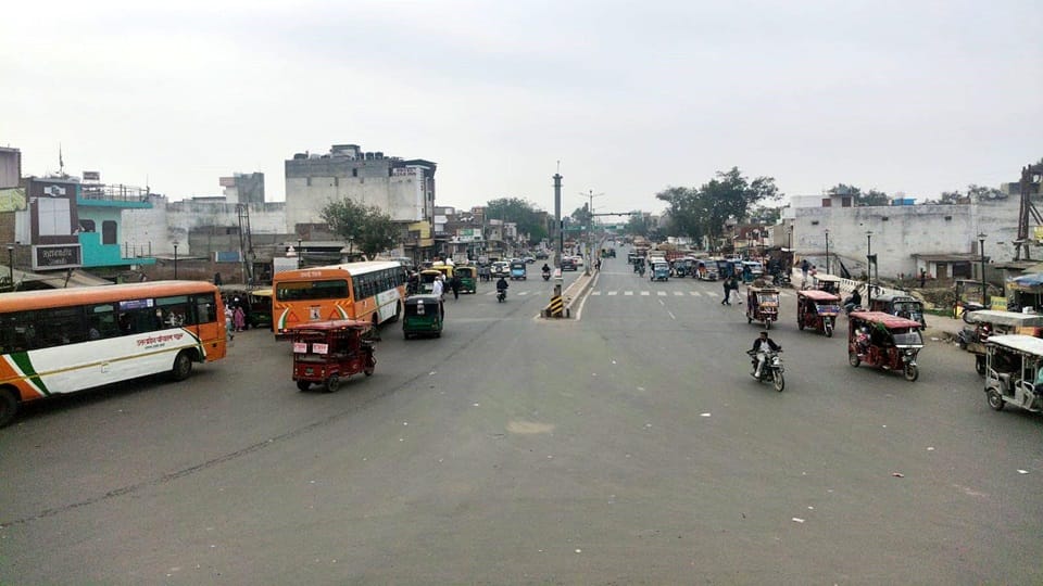 Flyover at Sootmil chauraha of Aligarh