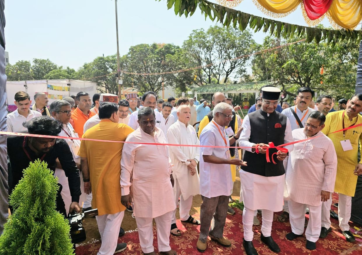 MP News: Inauguration of the exhibition of Vidya Bharti's full-time worker practice class, Dr. Mohan Bhagwat w