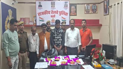 पुलिस की गिरफ्त में आरोपी