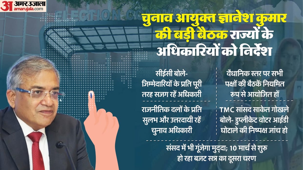 Election Commission state poll machinery regular talk with parties TMC seeks reply on duplicate voter ID