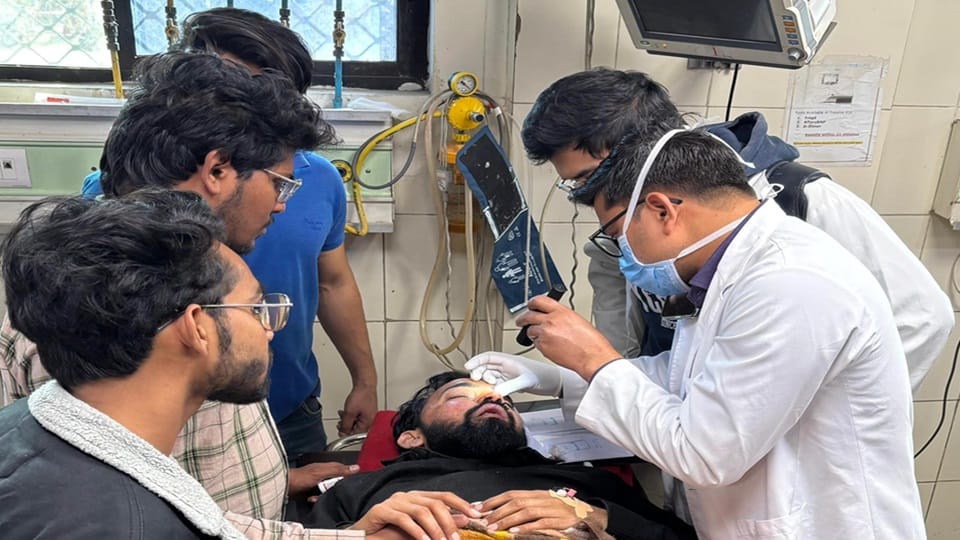 Wardrobe fell on employee in AMU