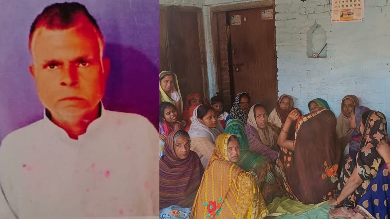 villager returning home at night was run over by vehicle and died in Pilibhit