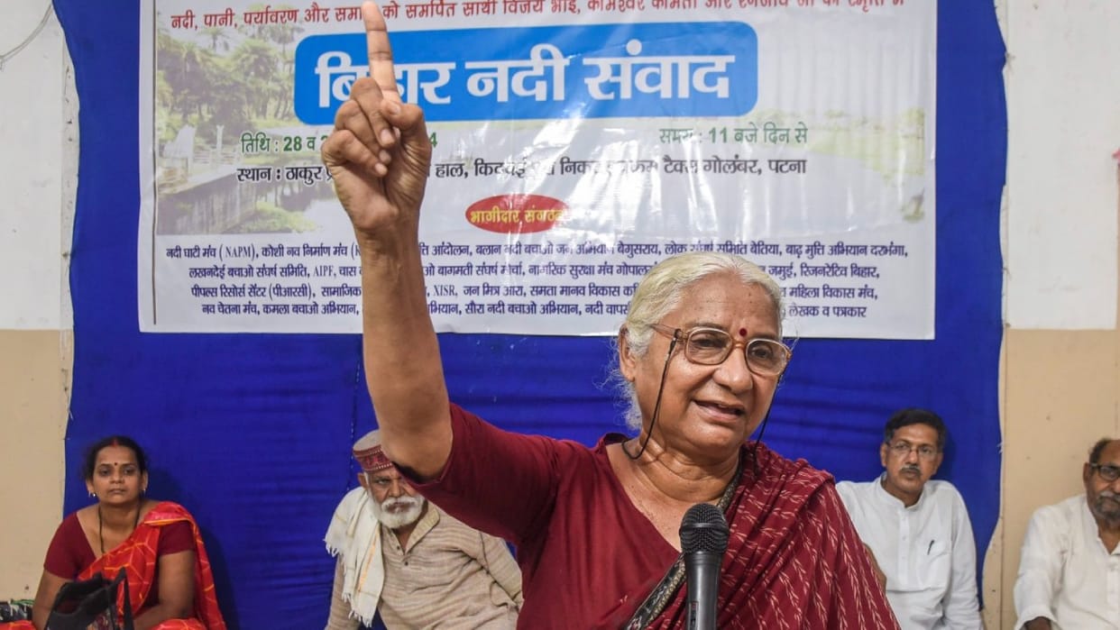 Police ask Medha Patkar to leave activist's home in Hyderabad citing law and order concerns