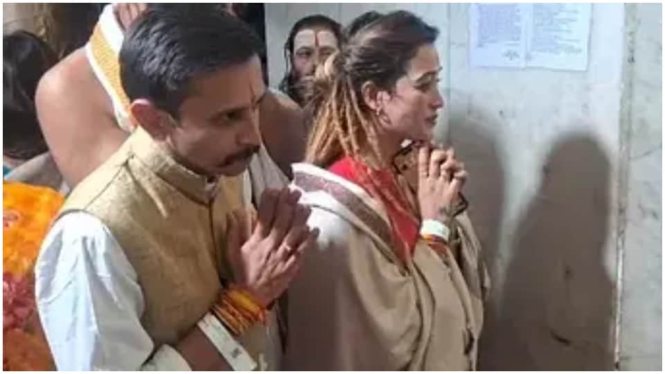 Prayagraj Mahakumbh viral sadhvi Harsha Richaria visited Baba Mahakal Mandir Ujjain Hindi news