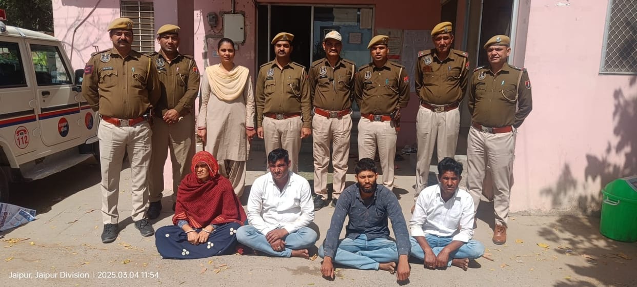 Jaipur Crime: Brother-in-law killed Man in a transaction of 30 thousand, police arrested four accused