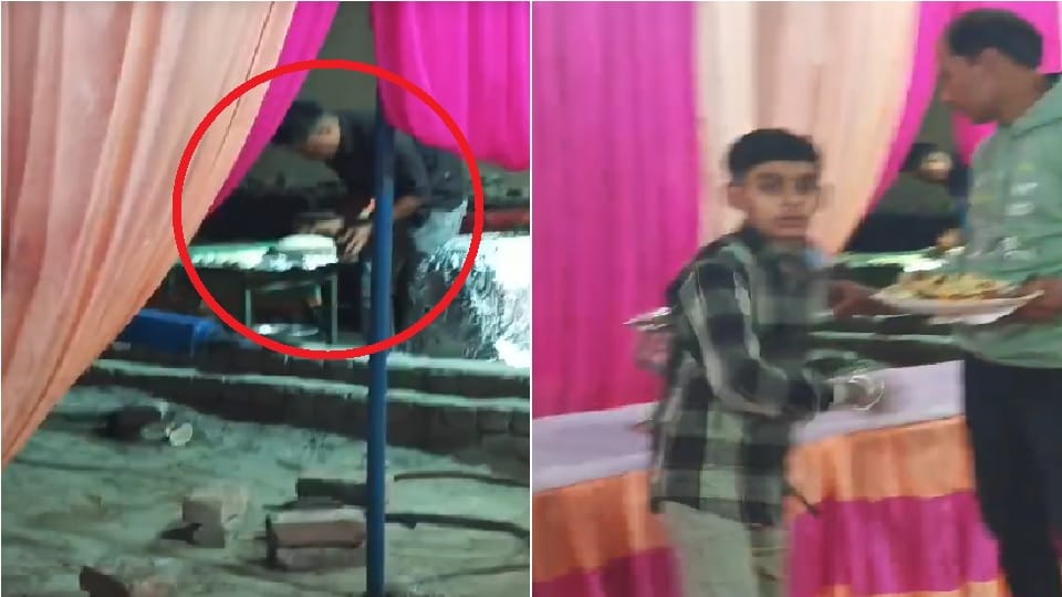 Tandoor worker was making rotis by spitting on them at a wedding in Ghaziabad