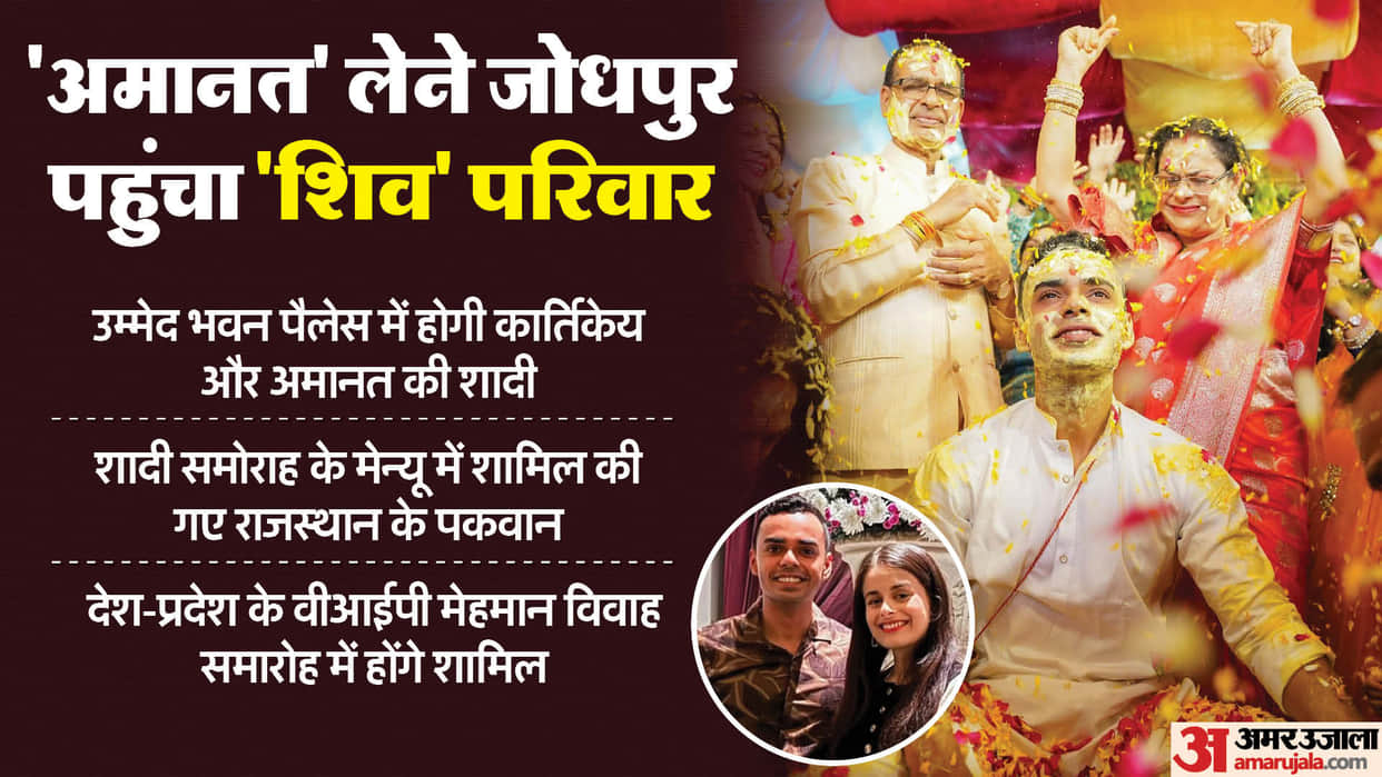 Shivraj Singh Chouhan Son Kartikey and Amanat Wedding in Jodhpur Know Venue Date Full Details in Hindi