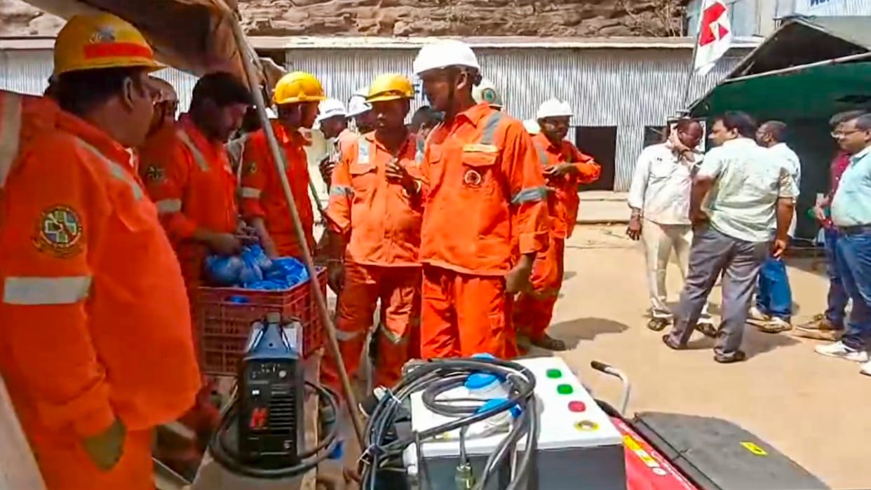 Telangana Tunnel Collapses: Damaged conveyor belt in collapsed tunnel is operational, rescue work will speed u