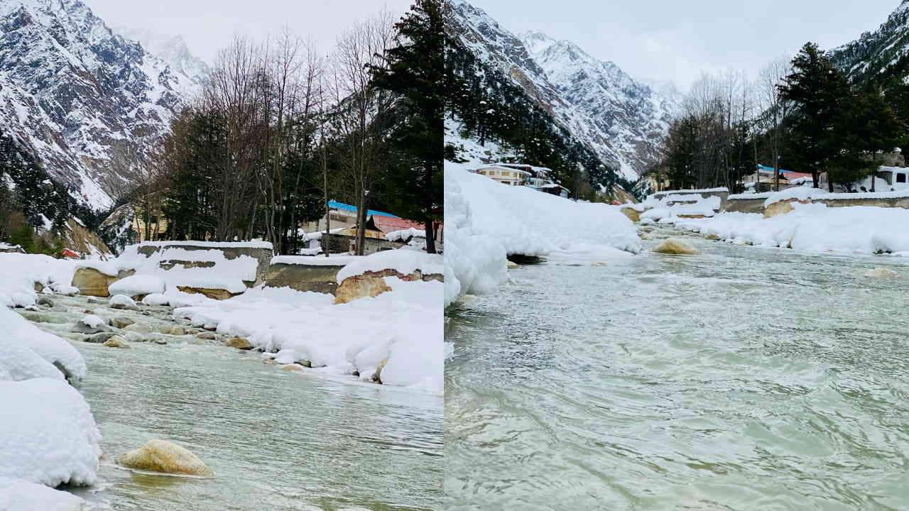 Uttarkashi Avalanche Gangotri Highway occurred at km 15 Chang Thang between Bhairoghati-Dharali Watch Photos