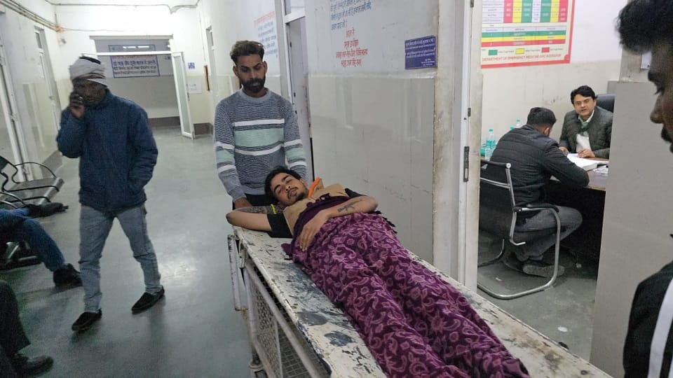 Youth riding a bike fired at a man and injured him in rudrapur