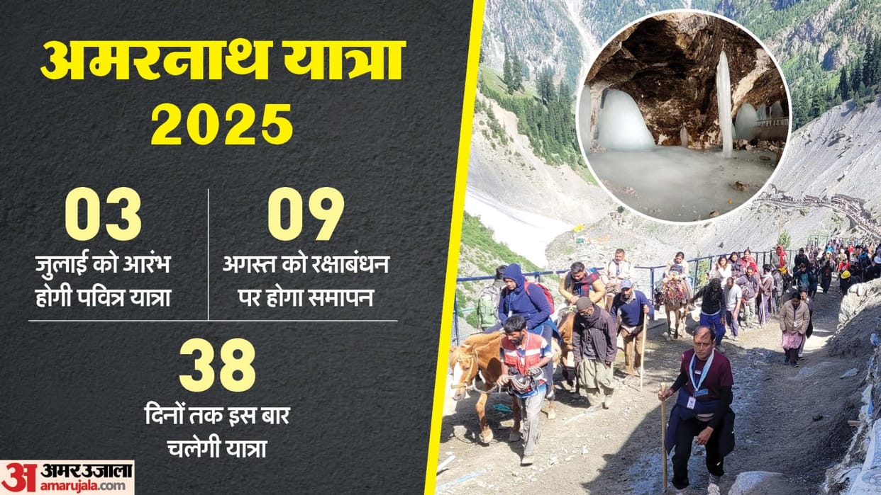 The 38-day annual pilgrimage to holy Amarnath cave temple begins on July 3