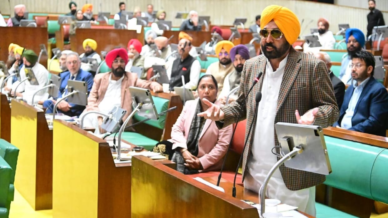 Chief Minister Bhagwant Mann attitude is stern now Punjab government is in no mood to bow down