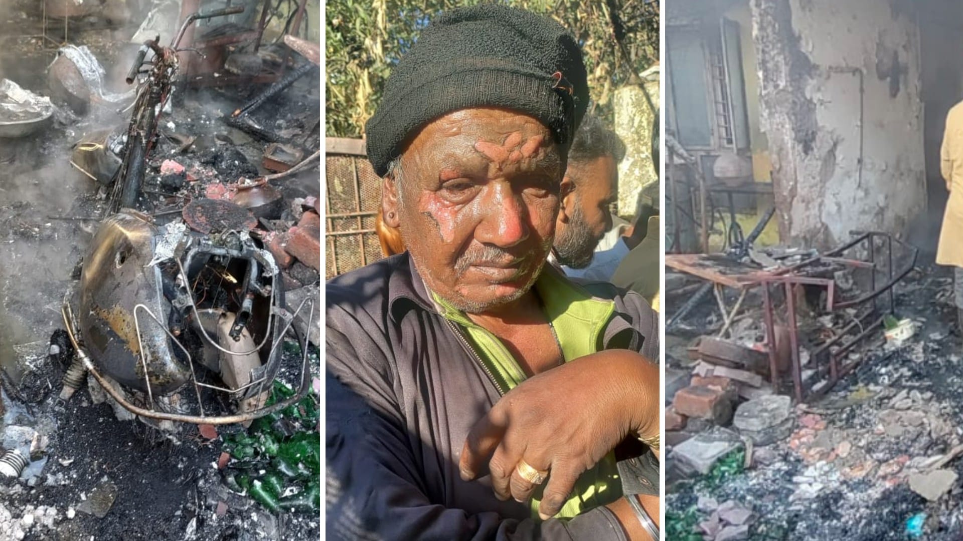 Bhopal News: Fire broke out in the house due to spark from the stove, all the belongings burnt to ashes