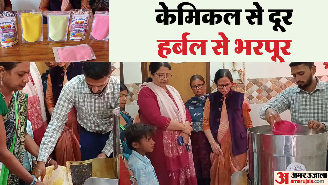 Herbal color abeer for Happy Holi 2025 made in Bihar pusa samastipur bihar news