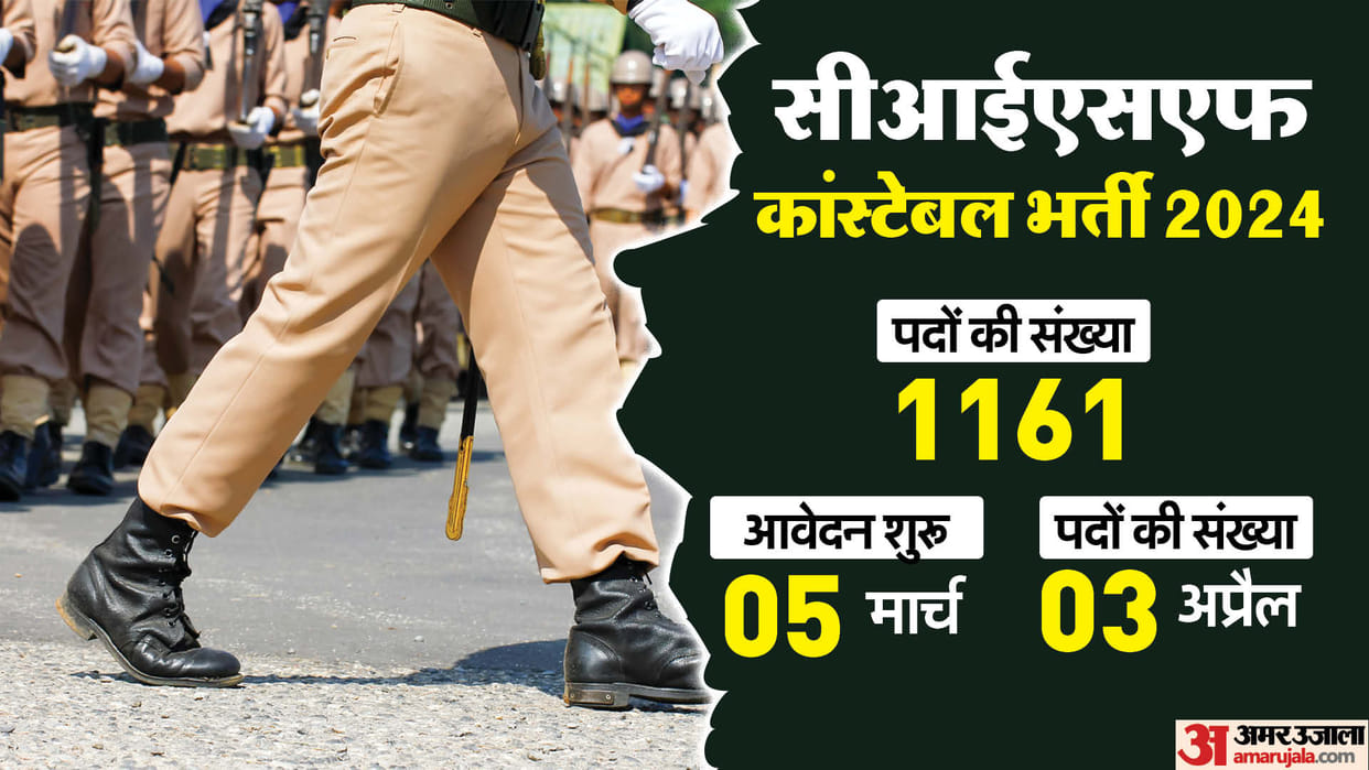 CISF Constable Tradesmen Recruitment 2025 notification released for 1161 vacancies; check eligibility