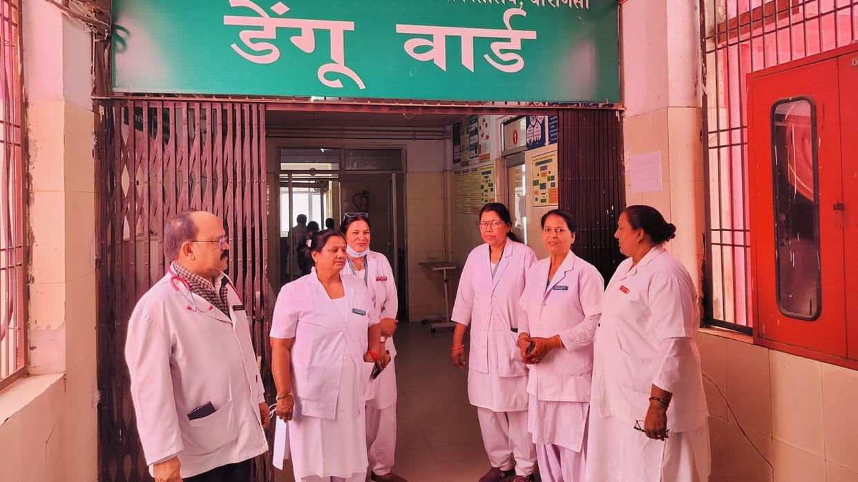 Increased vigilance regarding dengue in varanasi 18-bed ward built in summer itself