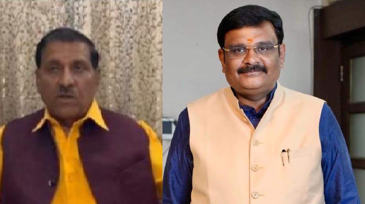 Politics heated up between two BJP leaders former minister of state Satish accused former MP Pathak of attack