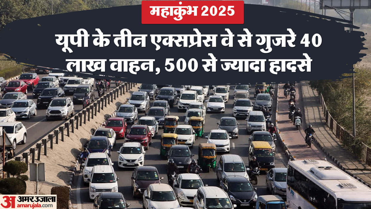 UP: During Mahakumbh, 40 lakh vehicles passed through three expressways of the state, 40 deaths occurred in mo