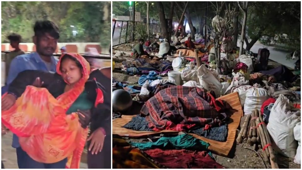 गर्भवती महिला की तबीयत बिगड़ी।