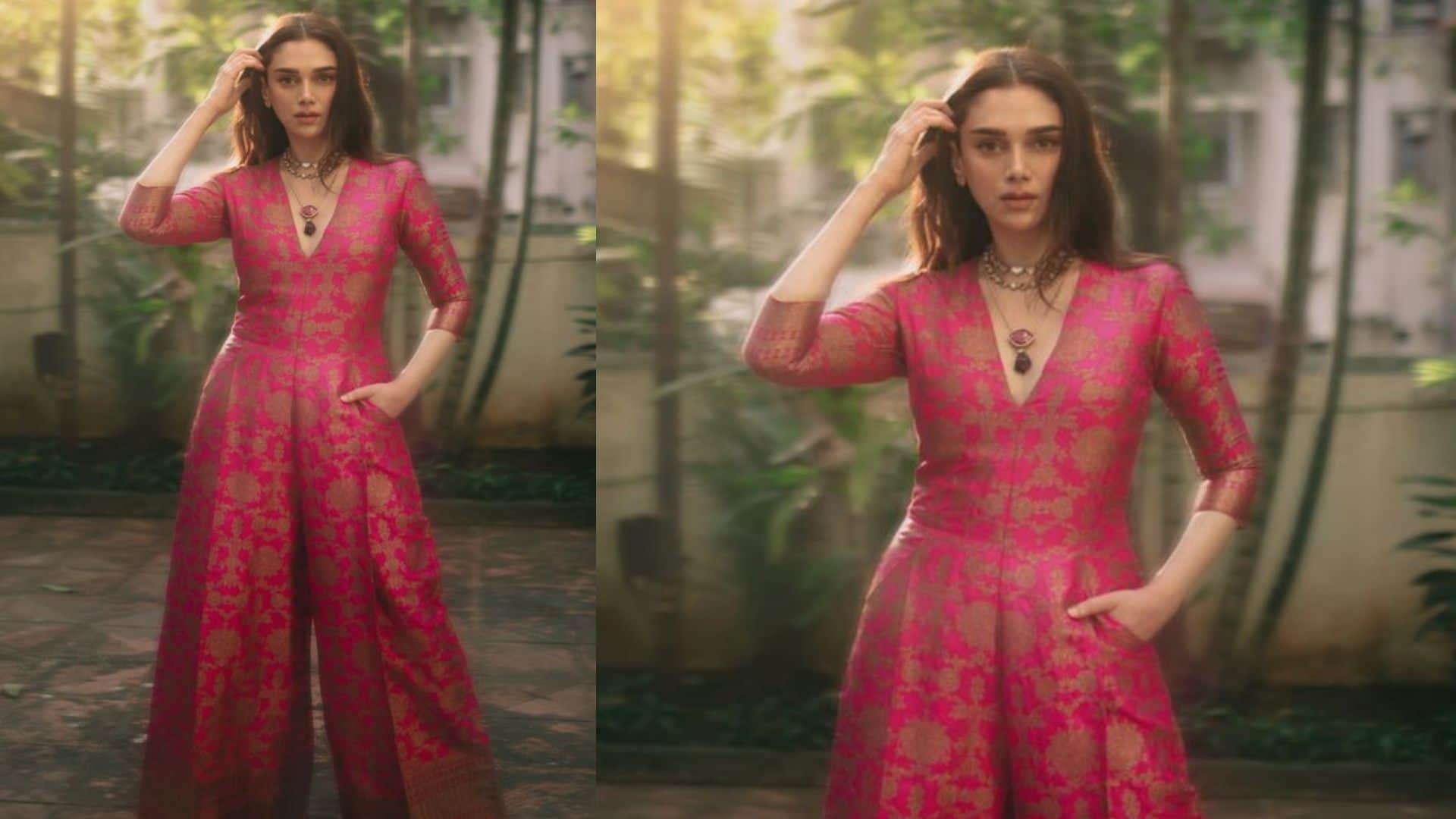 International Women's Day 2025 trendy pink outfit for office
