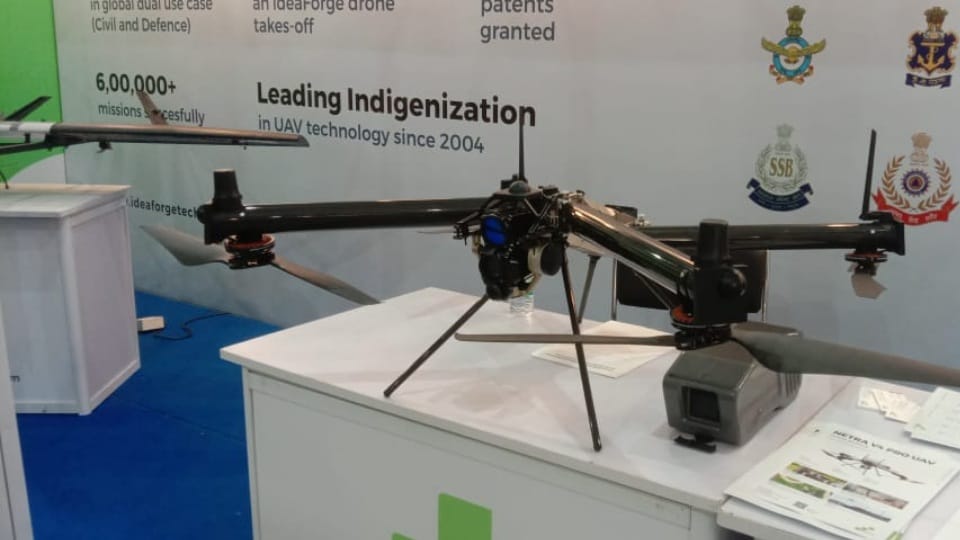 India Netra-5 drone will monitor China Pakistan border