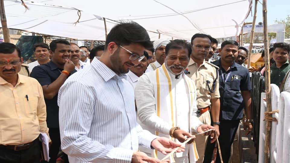 Implementation of CM Sai announcement measurement completed for construction of shed in Girodpuri fair premis