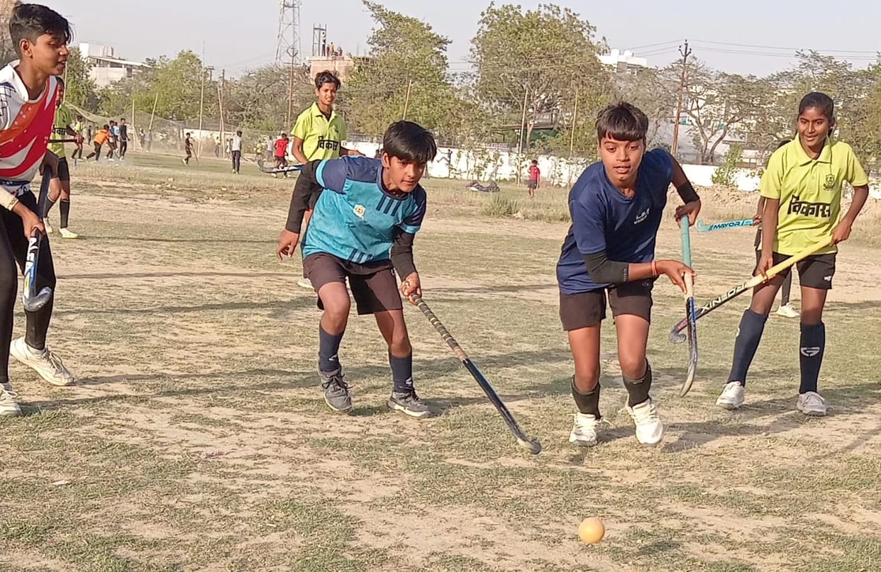 Hockey Match In varanasi Sunrise Club won by defeating Tiger Club