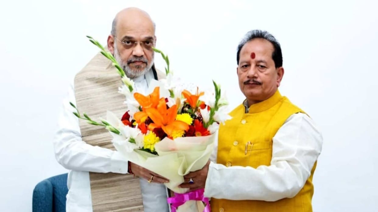 Bihar News : Nitish Kumar bihar government dy cm vijay kumar sinha met amit shah during vidhan sabha session