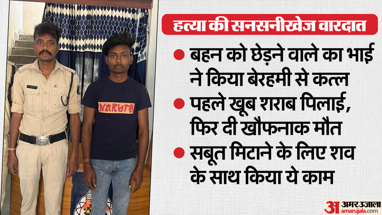After killing a youth in Bilaspur, his body was burnt