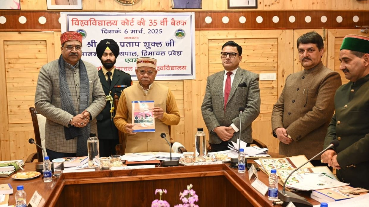 Himachal Governor Shiv Pratap Shukla said Every college student will have to give an affidavit of not taking