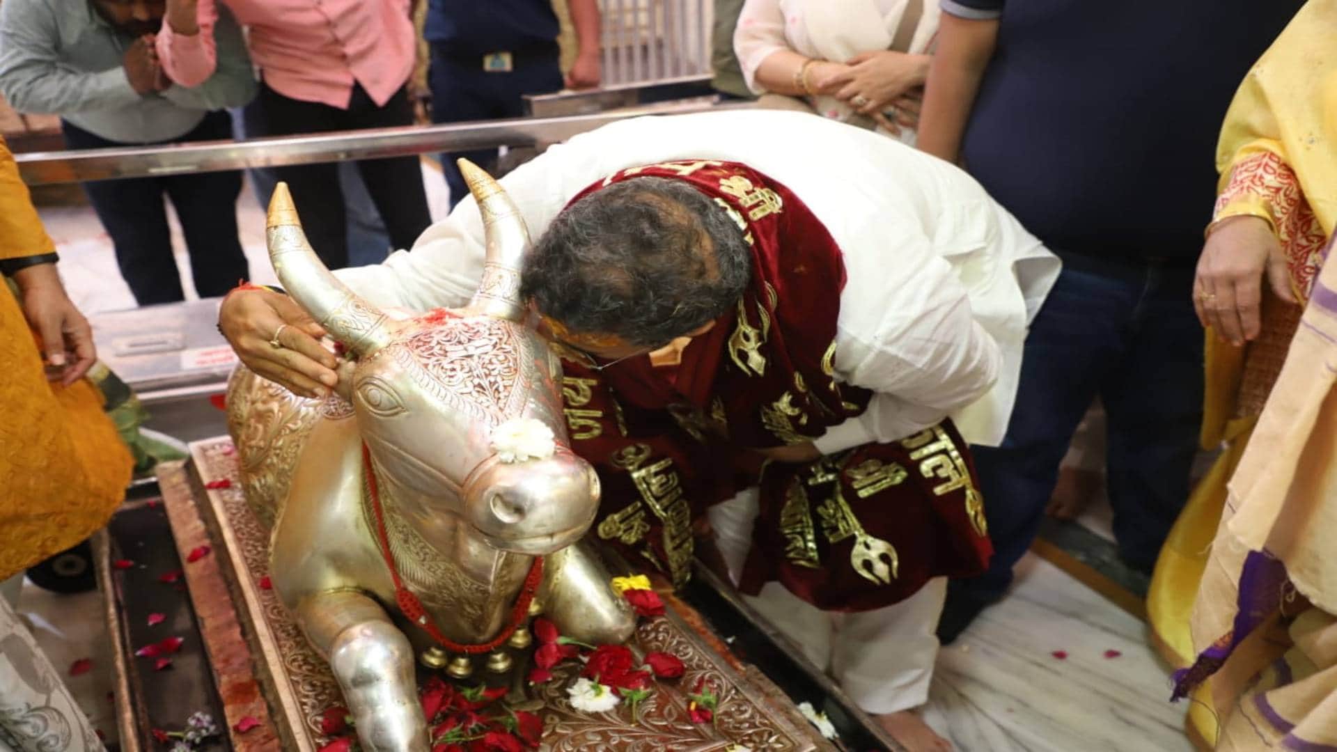 Ujjain Baba Mahakal Pravesh Verma visited Baba Mahakal