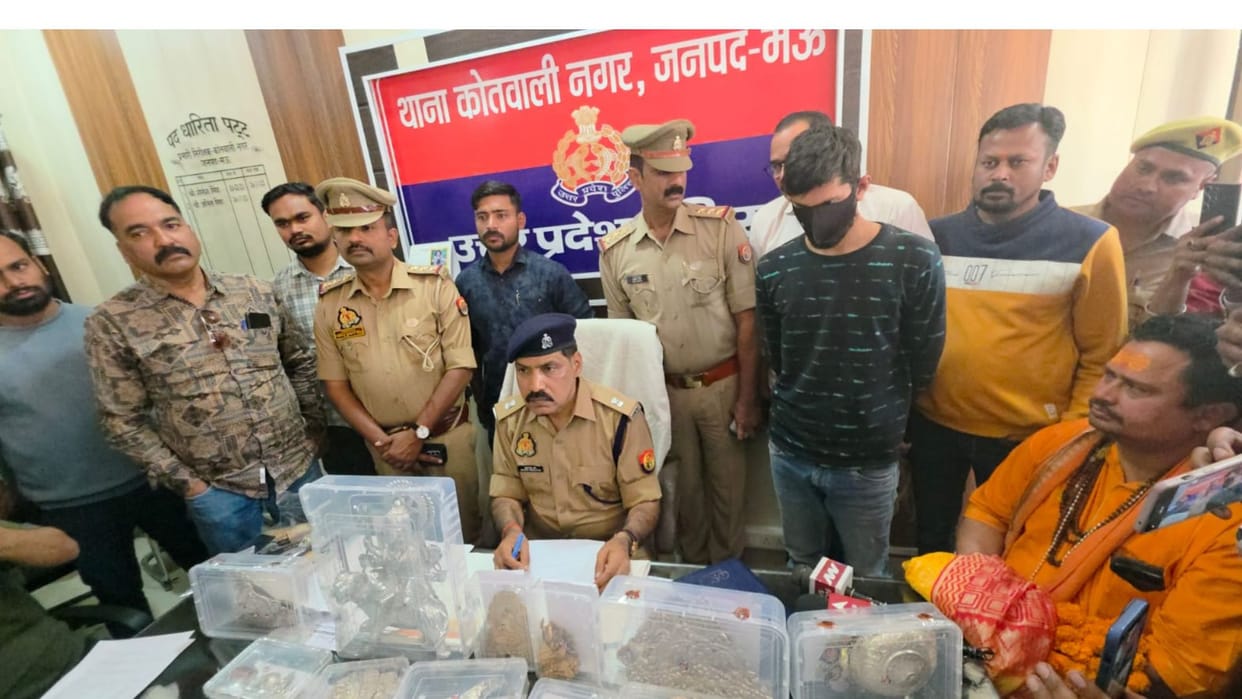 Police disclosed theft in Sheetla Dham one arrested stolen goods recovered