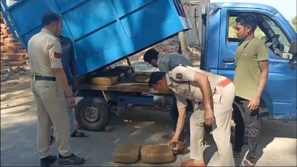 60 किलो गांजा बरामद