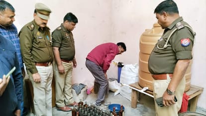 Moradabad: Fake liquor sold at government shops in UP, factory built in a closed bee farm