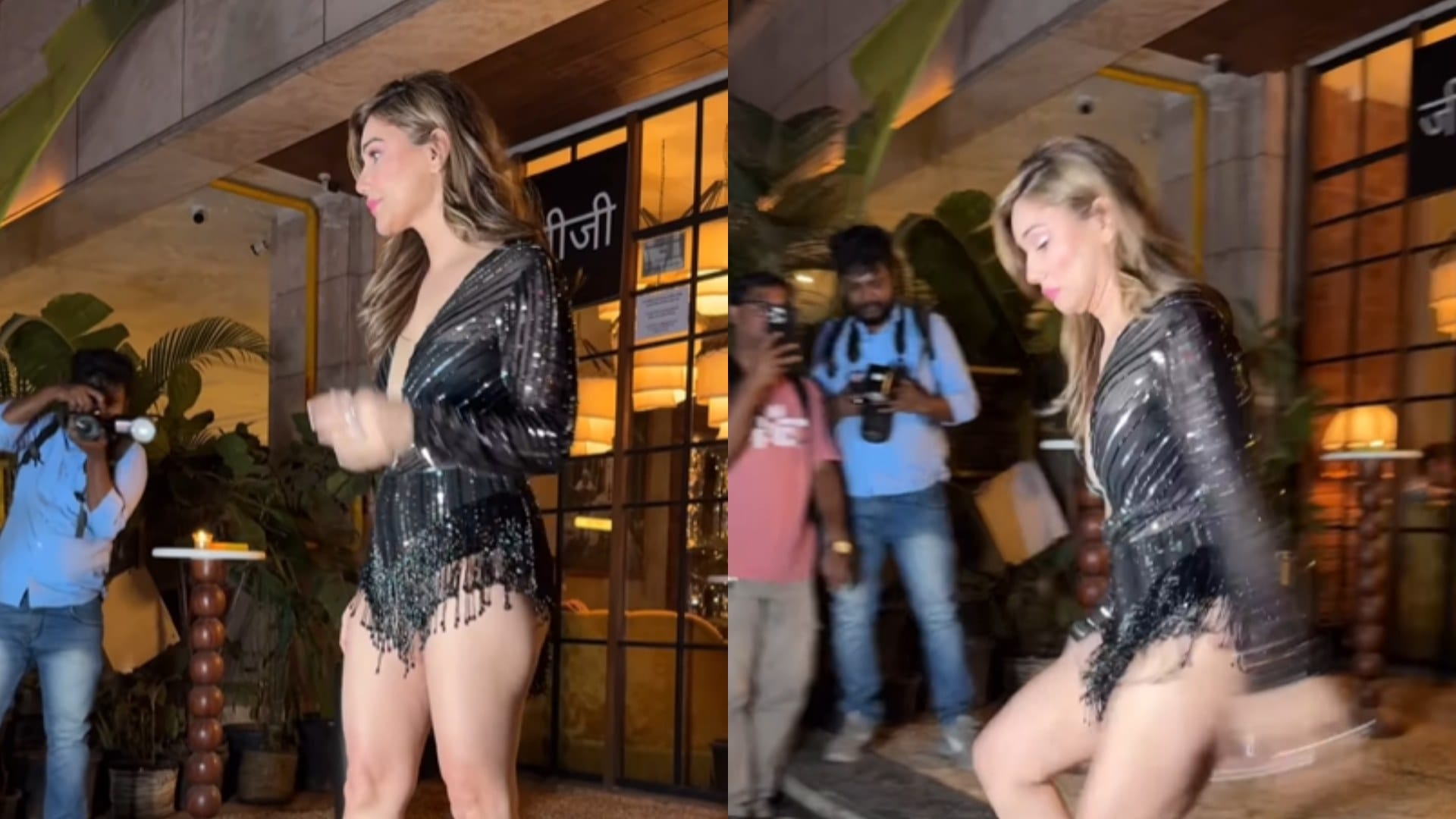 Kangana Sharma Misstep in Heels on Stairs Video Surfaced on Internet