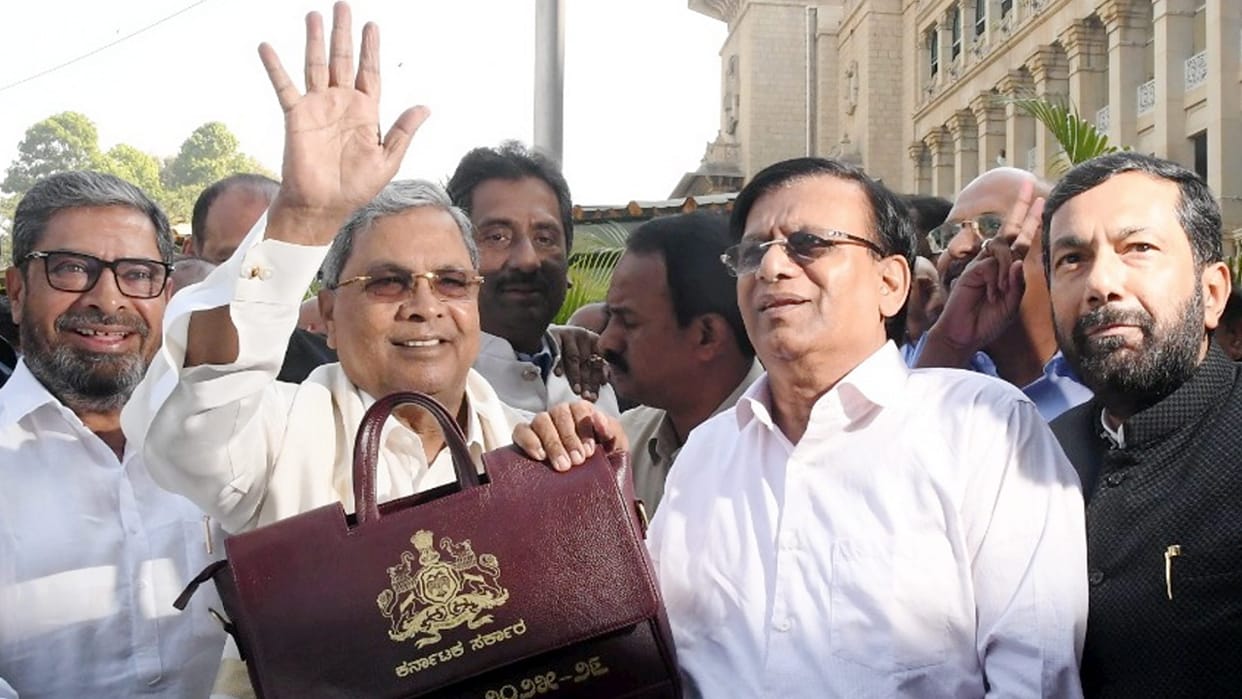 Karnataka CM Siddaramaiah presents state Budget, LoP R Ashoka claims "it's his last Budget"