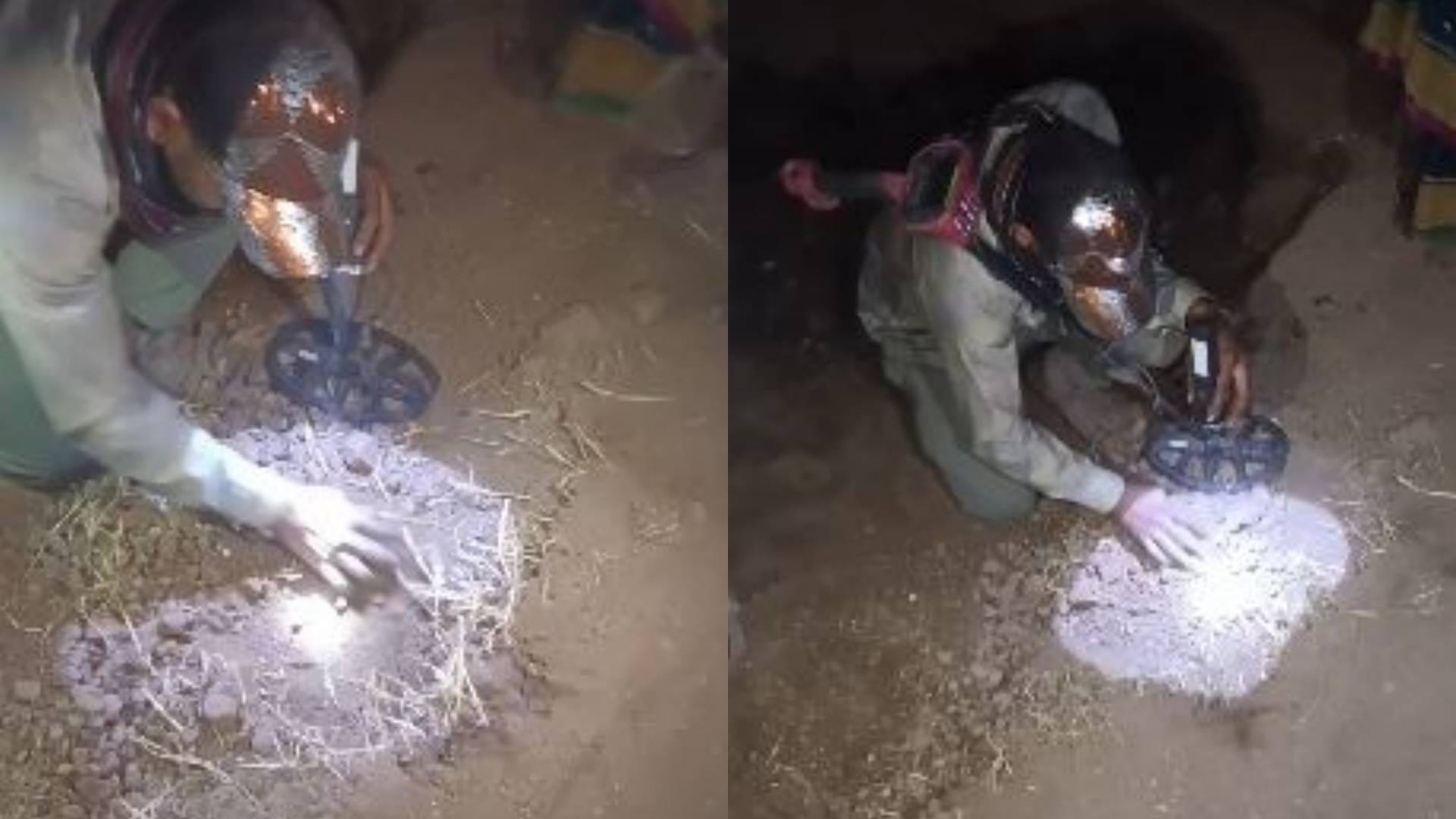 MP News earth is spewing gold coins in Burhanpur People dug up several acres of fields in dark night