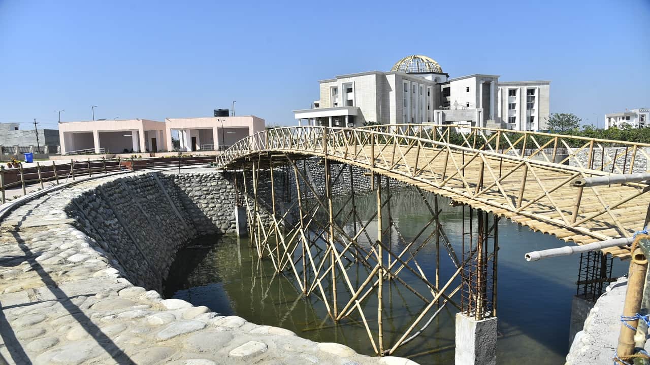 51-foot-tall statue of Lord Rama will soon be installed in Ramayana Vatika Bareilly