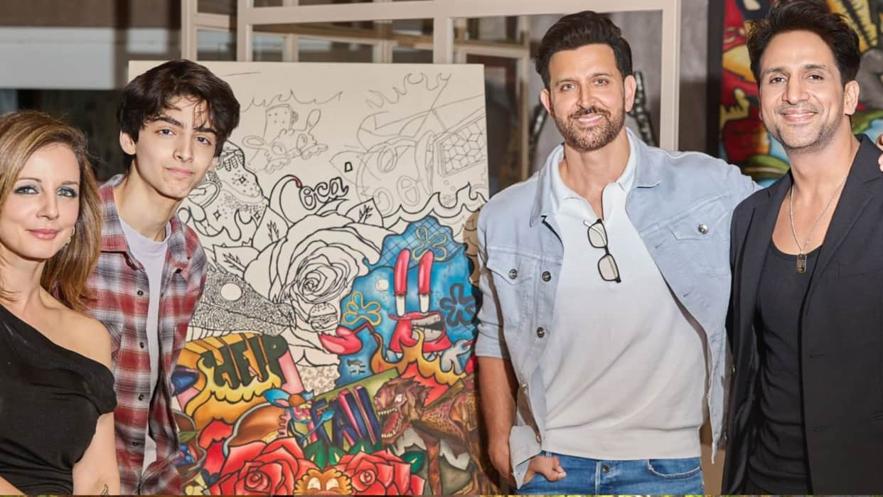 Hrithik Roshan Supports Ex-Wife Sussanne Khan at Her New Business Launch