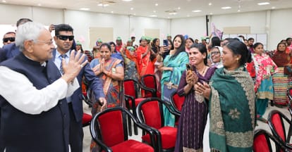Bihar News: CM Nitish Kumar reached JDU office on Women's Day, listed the achievements of his government