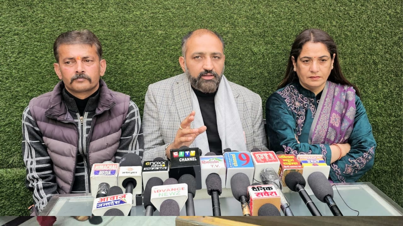 HP Politics: karan Nanda said Congress trembles on the visit of BJP National President, misleads the public by