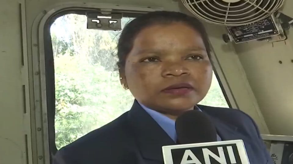 On International Women Day a goods train operated by women employees departed in Delhi