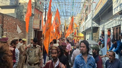 Historic Ramlila begins with flag procession in Bareilly on Holi